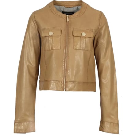 Dames leren ritsjack Oakwood Susan
