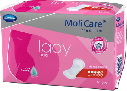 Hartmann Molicare Premium Lady Pads 4 druppels - 1 pak van 14 stuks