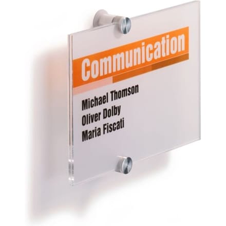 Durable deurnaamhouder Crystal Sign formaat 21 x 14,8 cm (A5)