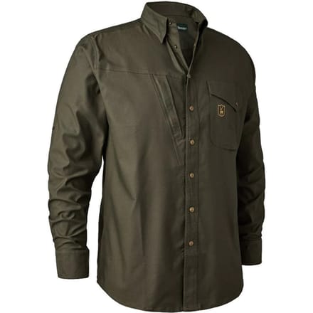 Deerhunter Matobo Overhemd Forest Green Met Stretch En Vochtregulatie Maat 43-44