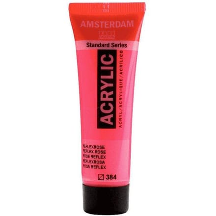 Verf - Acryl - 384 - Reflex roze - Amsterdam - 20ml