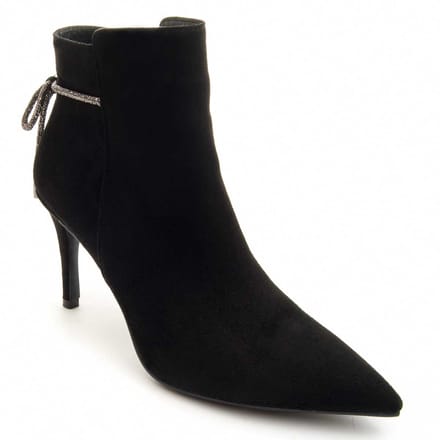 Botín Cómodo Para Mujer.  Montevita  Lazont  84653 37 zwart