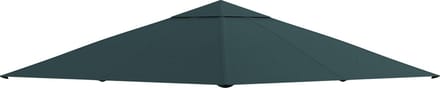 Outsunny - Partytentdak - 298 x 298 cm - Polyester - Donkergrijs
