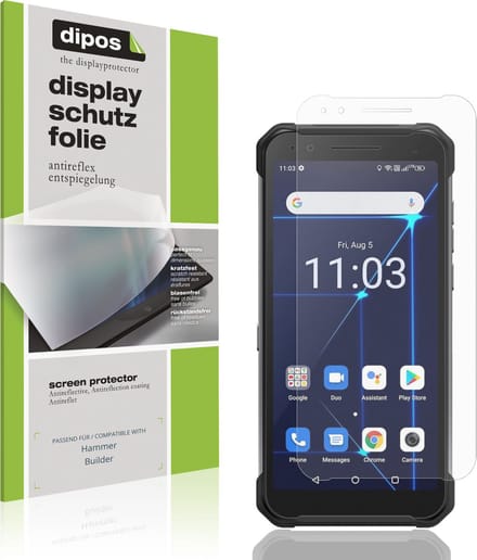 dipos – 4x Matte Beschermfolie geschikt voor Hammer Builder | Krasbestendige & antireflecterende Screenprotector Ultra-Thin