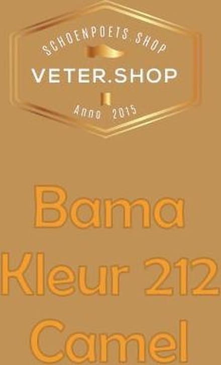 Bama G56 schoen creme voor glad leer - 50ml schoenpoets - 212 camel
