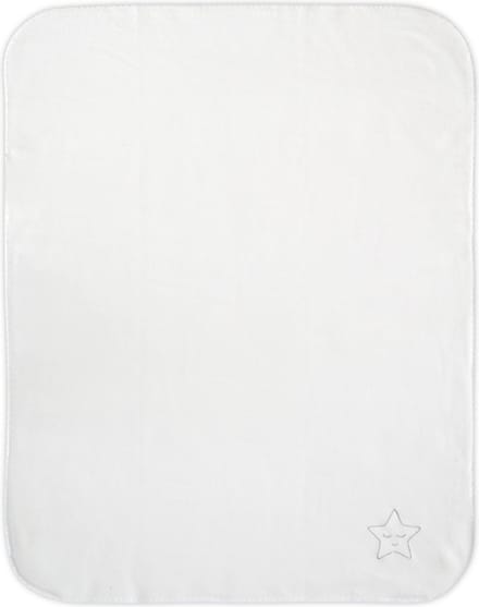 Lorelli Fleece White Star 75x100cm Wiegdeken