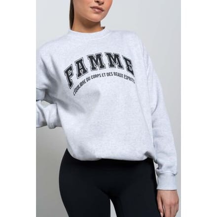 FAMME Équilibre Sweatshirt Grey M