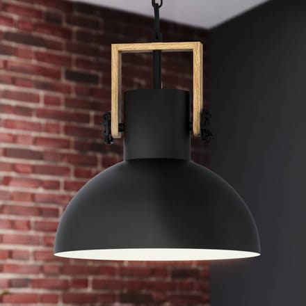 EGLO Hanglamp Lubenham met metalen kap