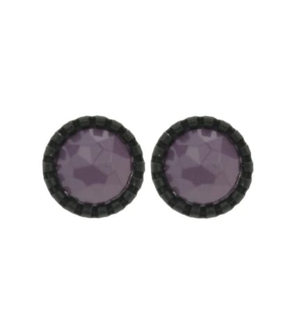 Behave - Oorstekers - Rond 1,3 cm - Paars