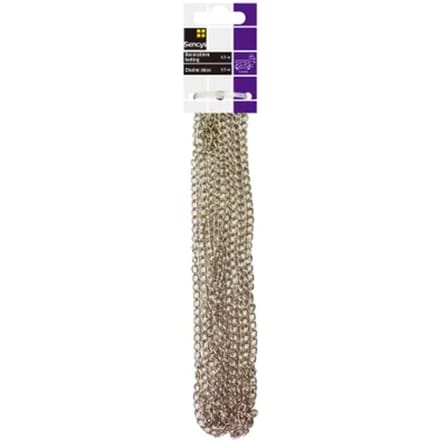 Sencys Decoratieve Ketting - Staal - Nikkel - 1,1mm - 2,5m