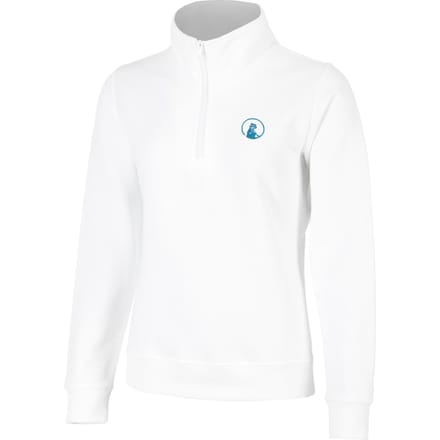 Quiet Please Create Troyer Sweatshirt Dames-Wit,Petrolblauw