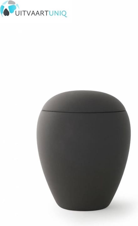 Mini urn zwart - keramiek