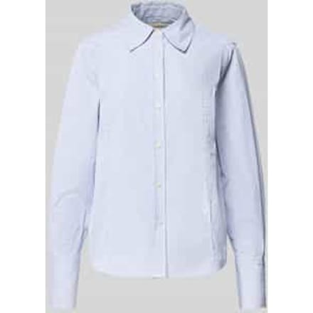Regular fit blouse met streepmotief