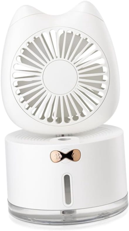 VHV - Campingventilator - campingventilator met lamp - USB oplaadbaar, met LED verlichting - voor camping, tent, caravan