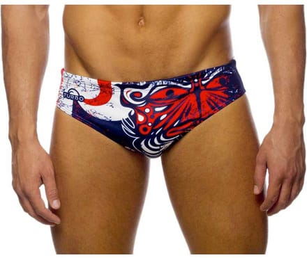 Turbo Maori Flags Zwemslip Rood 4XL Man