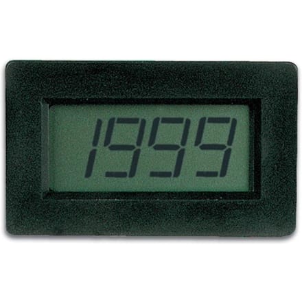 Velleman Digitale LCD Paneelmeter – 3,5-cijferig display, 9 VDC voeding – 68 x 44 cm – Zwart
