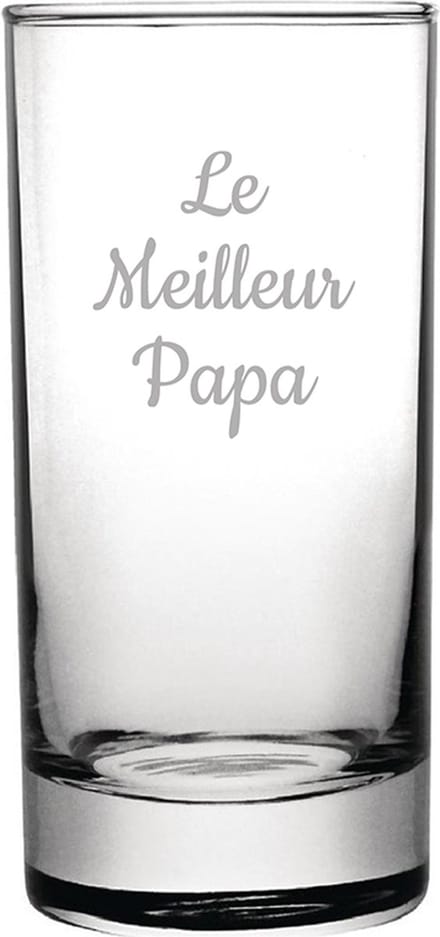 Longdrinkglas gegraveerd - 28,5cl - Le Meilleur Papa