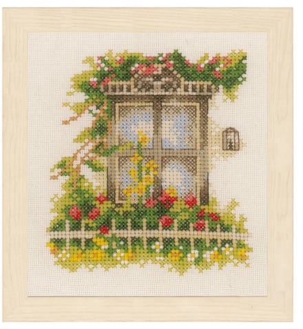 Telpakket kit Raam met bloembak  - Lanarte - PN-0162523