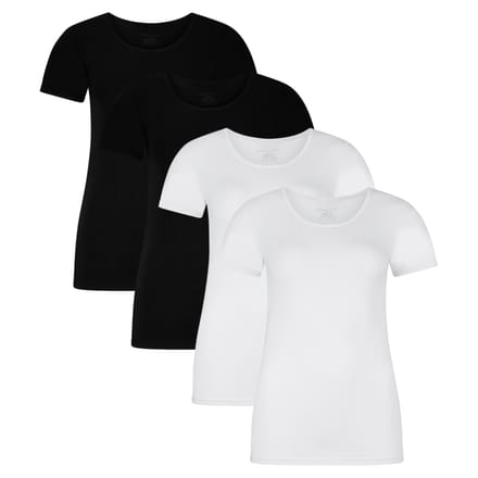 Bamboo basics T-shirt KATE Verpakking van 4