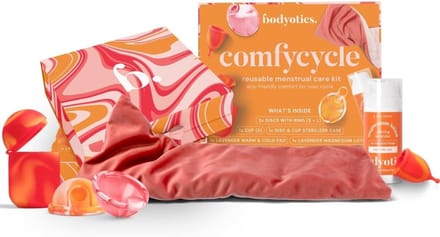 Bodyotics - Herbruikbare Menstruatieschijf & Verzorgingsset - 6 stuks