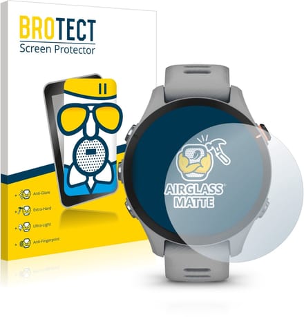 BROTECT - Screenprotector voor Garmin Forerunner 255S Music - Folie Beschermfolie Beschermglas matte