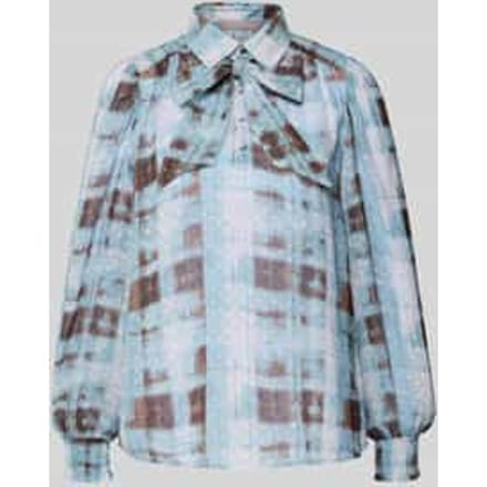 Regular fit strikblouse met knoopsluiting