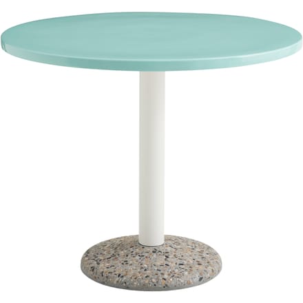 HAY Keramische Outdoortafel - light mint - Ø 90 cm