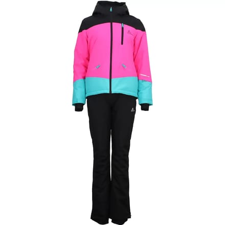 Vrouwen ski set met jack en broek Peak Mountain Acorse