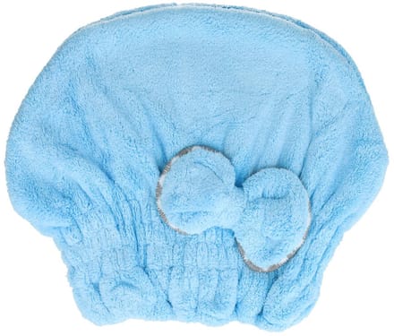 Haarsoires Haardoek Haarhanddoek – Microvezel – Sneldrogend – Blauw - Haar Handdoek voor Dames en Kinderen