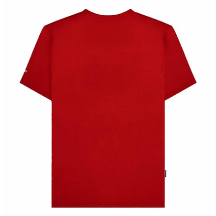Lambretta Heren Racing Stripe T-shirt (Rood)