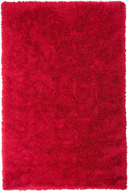 CIDE - Shaggy vloerkleed - Rood - 200 x 300 cm - Polyester