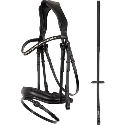 Engels gecombineerd rijhalster met anatomische neusriem ANKY Comfort line