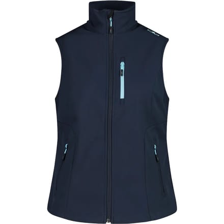 Dames softshell mouwloos jack CMP