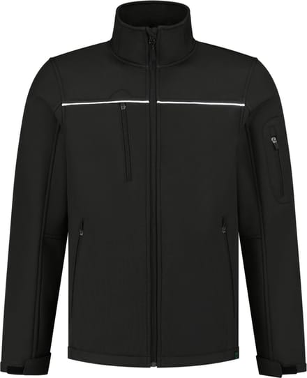 Tricorp 402701 Softshell Luxe Rewear - Zwart - S