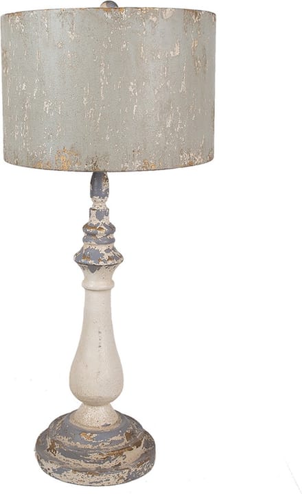 Clayre & Eef Tafellamp Ø 33x75 cm Beige IJzer