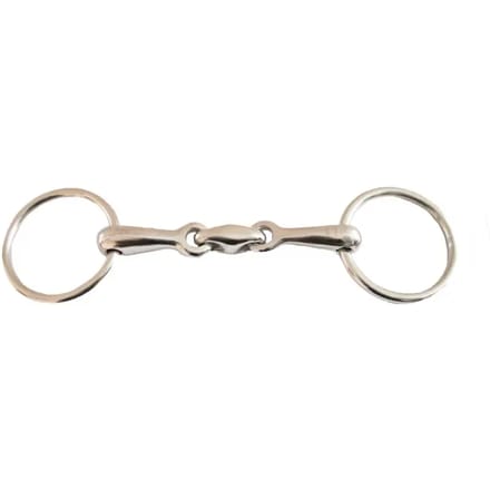 Dubbele snaffel paardenbit T de T