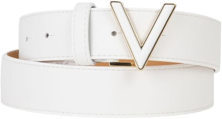 VALENTINO riem Glow Belt W85 Bianco / Oro wit