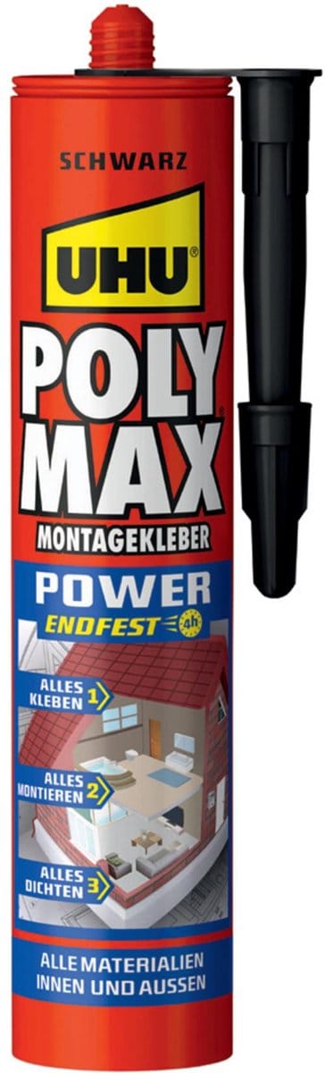 UHU Montagekit Krachtklusser, grijs, 425 g
