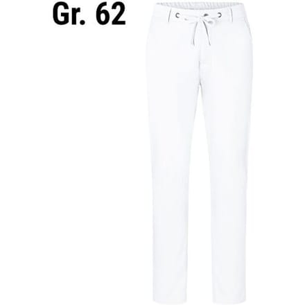 (6 stuks) KARLOWSKY Heren Modern Stretch Chino Broek - Wit - maat: 62