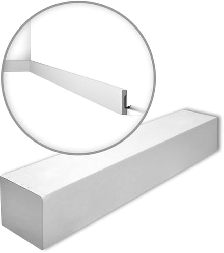 NMC FD7S-box WALLSTYL Noel Marquet 1 doos 21 stukken Plint modern design wit | 42 m