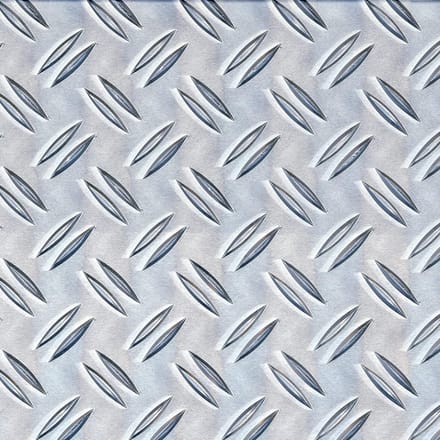 Aluminium Structuurplaat met Ribbel Reliëf 300x1000mm Dikte 2.5mm Naturel