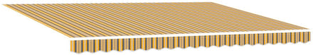 vidaXL - Handbediende - luifel - met - LED's - 4,5 - × - 3,5 - m