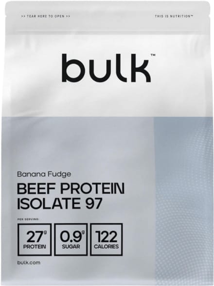 Bulk Beef Protein Isolate 97 (1000g) Banana Fudge - Eiwitten - Rund-eiwit