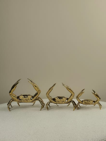 Blitzdeco - Messing Krab - Decoratief Figuur - Goud - Gedetailleerd Design - Large