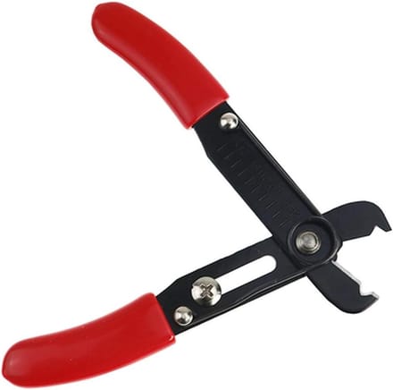 Rateltang Draadsnijder - Mini Cutters Stripper - Kabel Strippen - Precisie Draadstripgat - 400 Gram - Rood