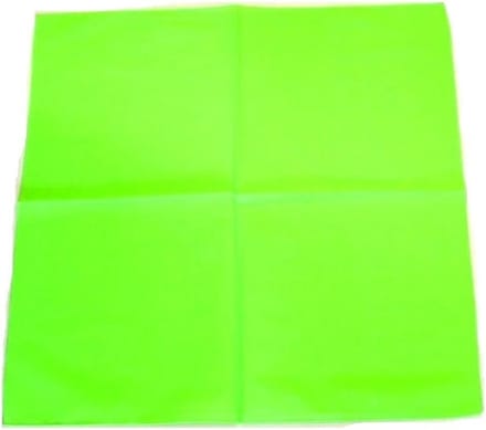 Zac's Alter Ego - Plain Neon Green Bandana - Groen
