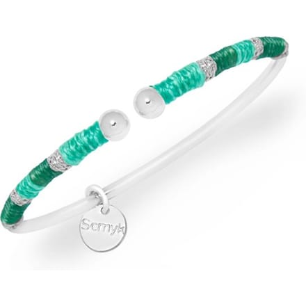 Scmyk armband BG-266 E Havana Spritz zilverkleurig