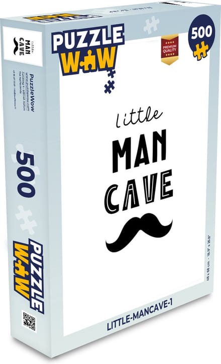Puzzel Quotes - Little man cave - Spreuken - Jongens - Kind - Legpuzzel - Puzzel 500 stukjes