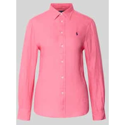 Overhemdblouse van puur linnen