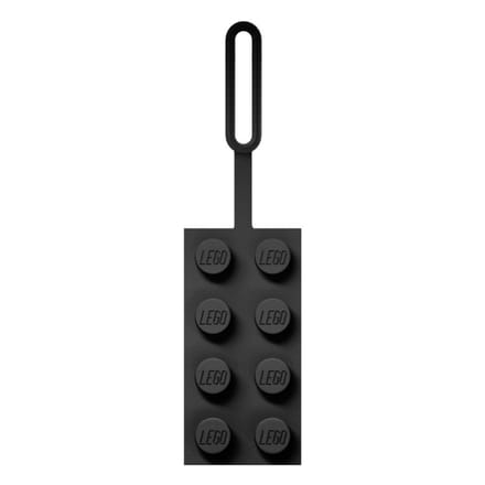 Lego - Bagage label - Zwart - Lego blok - Rugzakhanger - Vanaf 6+ jaar